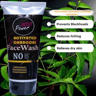                       INDOPOWER ADd2 -ACTIVATED CHARCOAL FACEWASH 100g.                                              
