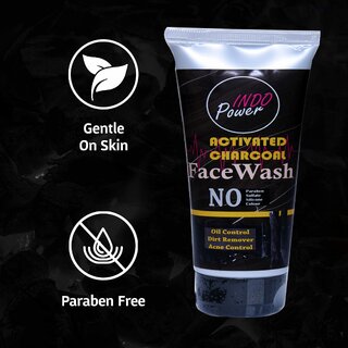                       INDOPOWER ADd3 -ACTIVATED CHARCOAL FACEWASH 100g.                                              