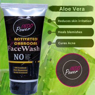INDOPOWER ADd6 -ACTIVATED CHARCOAL FACEWASH 100g. INDOPOWER ADd6 -ACTIVATED CHARCOAL FACEWASH 100g.