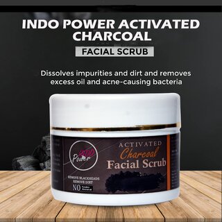 Indopower Add45 -activated Charcoal Facial Scrub 100g. Indopower Add45 -activated Charcoal Facial Scrub 100g.