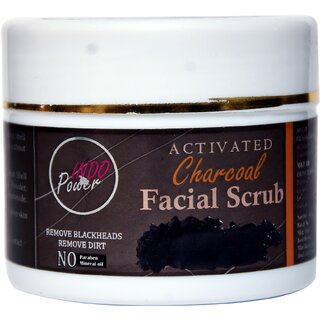 INDOPOWER ADd163-ACTIVATED CHARCOAL FACIAL SCRUB 100g. INDOPOWER ADd163-ACTIVATED CHARCOAL FACIAL SCRUB 100g.