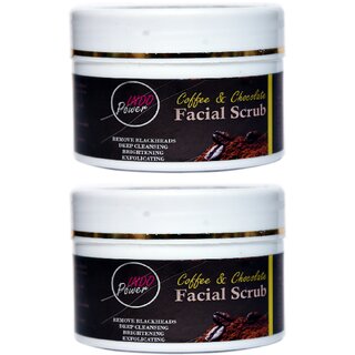                       INDOPOWER ADd207-COFFEE  CHOCOLATE FACIAL SCRUB COMBO PACK (2x 100gm.)                                              