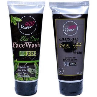 INDOPOWER ADd188-SKIN CARE FACE WASH 100g. + CHARCOAL PEEL OFF MASK 100g. INDOPOWER ADd188-SKIN CARE FACE WASH 100g. + CHARCOAL PEEL OFF MASK 100g.