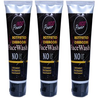 INDOPOWER ADd196-ACTIVATED CHARCOAL FACEWASH COMBO PACK (3x100gm.) INDOPOWER ADd196-ACTIVATED CHARCOAL FACEWASH COMBO PACK (3x100gm.)
