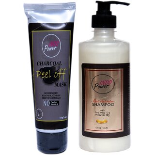 INDOPOWER ADd231-CHARCOAL PEEL OFF MASK 100g. + ROOT ACTIVATOR SHAMPOO 500g. INDOPOWER ADd231-CHARCOAL PEEL OFF MASK 100g. + ROOT ACTIVATOR SHAMPOO 500g.
