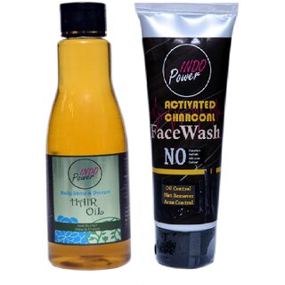 INDOPOWER ADd244-DAILY SHINE & PROTECT HAIR OIL 200ml. + ACTIVATED CHARCOAL FACEWASH 100g. INDOPOWER ADd244-DAILY SHINE & PROTECT HAIR OIL 200ml. + ACTIVATED CHARCOAL FACEWASH 100g.