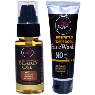 INDOPOWER ADd246-ABSOLUTE NOURISHMENT BEARD OIL 30ml. + ACTIVATED CHARCOAL FACEWASH 100g. INDOPOWER ADd246-ABSOLUTE NOURISHMENT BEARD OIL 30ml. + ACTIVATED CHARCOAL FACEWASH 100g.