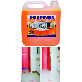                      INDOPOWER ACc82-ADVANCE FLOOR CLEANER SHAMPOO (LIME) 5ltr.                                              