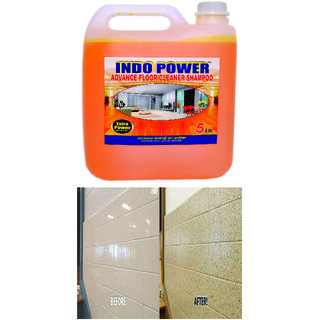                       INDOPOWER ACc84-ADVANCE FLOOR CLEANER SHAMPOO (LIME) 5ltr.                                              