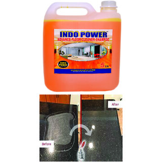                       INDOPOWER ACc85-ADVANCE FLOOR CLEANER SHAMPOO (LIME) 5ltr.                                              