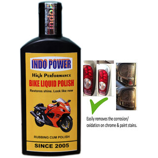 INDO POWERAOo93- BIKE LIQUID POLISH( High Performance) 100ml. INDO POWERAOo93- BIKE LIQUID POLISH( High Performance) 100ml.
