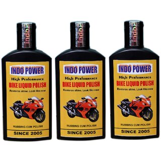                       INDO POWERAOo115- BIKE LIQUID POLISH( High Performance) ( 3pc x 100ml).                                              