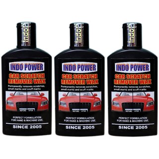                       INDO POWERAOo261- CAR SCRATCH REMOVER WAX   ( 3pc x 100ml).                                              