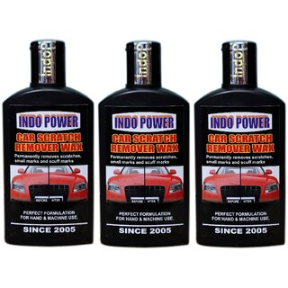                       INDO POWERAOo262- CAR SCRATCH REMOVER WAX   ( 3pc x 100ml).                                              