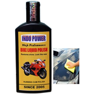                       INDO POWERAOo324- BIKE LIQUID POLISH( High Performance) 100ml.                                              