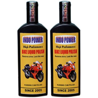                       INDO POWERAOo332- BIKE LIQUID POLISH( High Performance) ( 2pc x 100ml).                                              