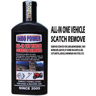 INDO POWERAOo398- ALL -IN ONE VEHICLE SCRATCH REMOVER 100ml. INDO POWERAOo398- ALL -IN ONE VEHICLE SCRATCH REMOVER 100ml.