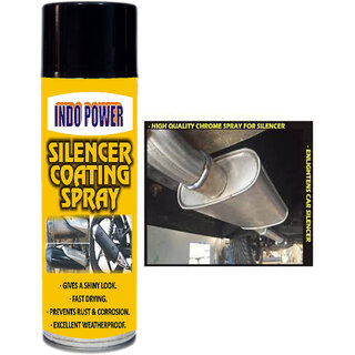 INDOPOWER AP1409-SILENCER COATING SILVER 500ml. INDOPOWER AP1409-SILENCER COATING SILVER 500ml.
