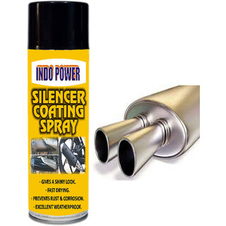 INDOPOWER AP1410-SILENCER COATING SILVER 500ml. INDOPOWER AP1410-SILENCER COATING SILVER 500ml.