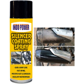 INDOPOWER AP1411-SILENCER COATING SILVER 500ml. INDOPOWER AP1411-SILENCER COATING SILVER 500ml.