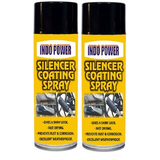                       INDOPOWER  AP1563- SILENCER COATING SILVER (2pcx500ml.)Pack                                              