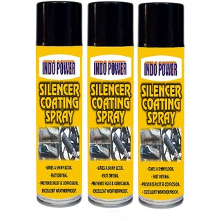                      INDOPOWER  AP1568- SILENCER COATING SILVER (3pcx500ml.)Pack                                              
