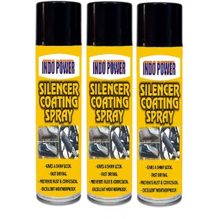                       INDOPOWER  AP1573- SILENCER COATING SILVER (3pcx500ml.)Pack                                              