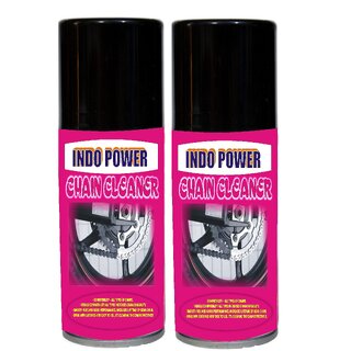 INDOPOWER AP1708- CHAIN CLEANER (2pcX150ml.)Pack INDOPOWER AP1708- CHAIN CLEANER (2pcX150ml.)Pack