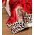 Choco Creation Red Flower Bedsheet 1 + 2 pillow cover