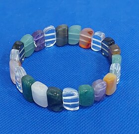 VSP VASTU SAMADHAN-116A-MULTISTONE CHAKRA POWER BRACELET FOR REIKI HEALING  MEDITATION