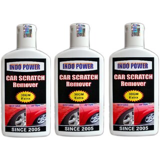                       INDOPOWER AM146- CAR SCRATCH REMOVER  ( 3pc x 100gm).(Not for Dent & Deep Scratches)                                              