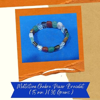                       VSP VASTU SAMADHAN-116A-MULTISTONE CHAKRA POWER BRACELET FOR REIKI HEALING  MEDITATION                                              
