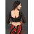 Red Colour Stripped Pure Georgette Printed Saree With Blouse Piece