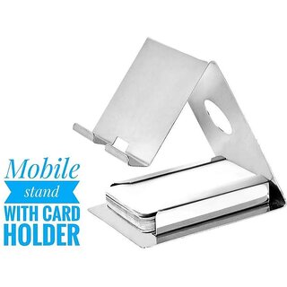                       MOBILE PHONE METAL STAND (SILVER)                                              