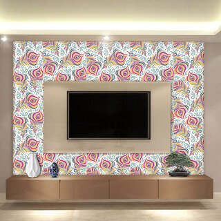                       HomeBerry 3D Peacock Textured (200 cm X 40 cm)                                              