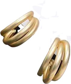 Gold Plated Three Layer Fashionable Ear Ring