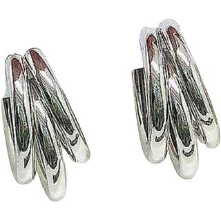 Silver plated Three layer fashionable Ear Ring