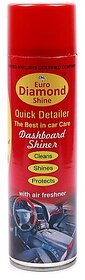 Euro Diamond Shine Large Kit- Car Dashboard Shiner+ Waterless Drywas Car Cleaner  Polish+ Stain Remover+ Sponge- Set of