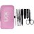 Lick - Press on Nails Combo Set of 7 in 1 Black Manicure Pedicure Kit  1 Pink Beauty Blender