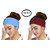 Stretchable and Soft Cotton Facial Hair Band Makeup Head Band - Random Color (Pack of 2)