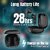 PTron Bassbuds B11 With 13mm Drivers, Stereo Calls, 28Hrs Playback  Touch Control TWS (Black)