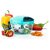 FAIRBIZPS Plastic Vegetable Chopper Manual Vegetables and Dry Fruits Hand Cutter with 3 Stainless Steel Sharp Blade