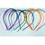 HAIR BAND PACK OF 12 MULTI COLOUR HAIR BANDS