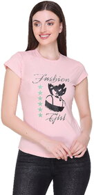 WOMEN'S PRINTED HALF SLEEVE T SHIRT