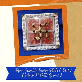 VSP VASTU SAMADHAN- 82- SWASTIK POWER PLATE ( RED)- Cures Ill Effects of South DISHA VSP VASTU SAMADHAN- 82- SWASTIK POWER PLATE ( RED)- Cures Ill Effects of South DISHA