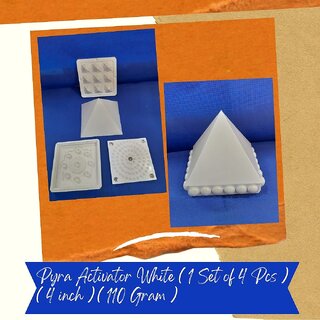 VSP VASTU SAMADHAN - 18 - Pyra Activator White ( 1 Set of 4 Pcs ) VSP VASTU SAMADHAN - 18 - Pyra Activator White ( 1 Set of 4 Pcs )