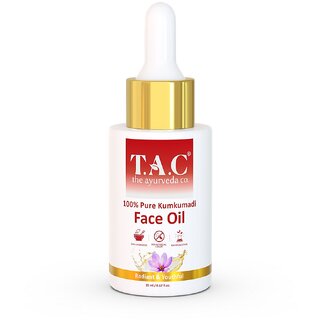                       T.A.C - The Ayurveda Co. 10 Kumkumadi Face Oil - 20ml For Glowing Skin for Pigmentation, All Type Skin                                              
