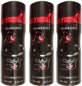 Ramsons sexy heart deodorant body spray(200ml) 3 pcs