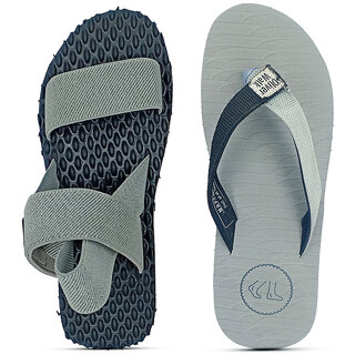                       OLIVER WALK Men Slipper  Sticker Sandal Set of 2                                              