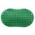 FAIRBIZPS Pet Bath Comb Massage Comb with Ring Handle Rubber Bristles Hand Brush Band Comb for Dogs  Cats (Green)